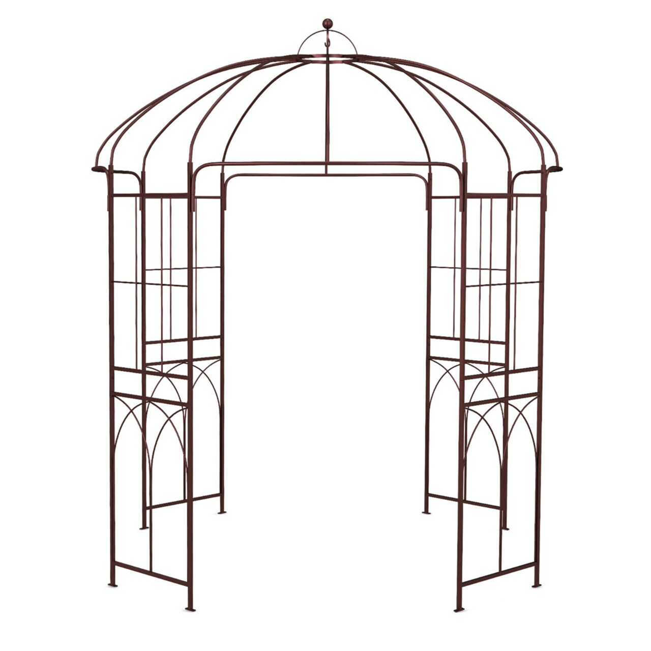 Birdcage Shape Garden Arbor Pergola Climbing Plants Stand Rack For Wedding Party